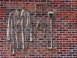 Supporting image for story: Another brick in the wall as Telford artist up for national award