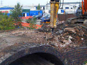 Supporting image for story: Bridge goes in £1.2m project