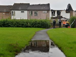 Supporting image for story: Woman arrested on suspicion of arson after fire wrecks two homes in Telford