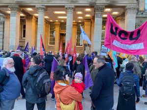 Supporting image for story: Emotions run high outside council house as Birmingham councillors pass cuts and council tax rises 