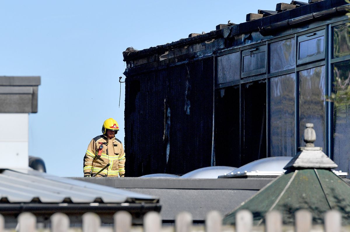 Watch: Drone video reveals extent of damage to St Martins School after fire wrecked solar panels
