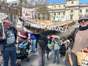 Wellington residents at the march