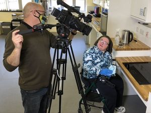 Supporting image for story: Students take starring roles in new app to help those with special needs