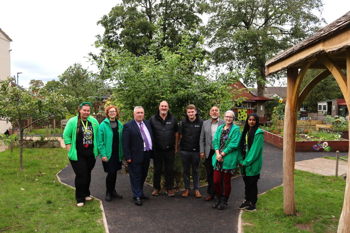New footpaths improve access at Caldmore Community Garden