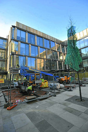 Contractors at work this week