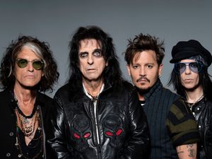 Supporting image for story: Johnny Depp to tour UK with rock band Hollywood Vampires next summer