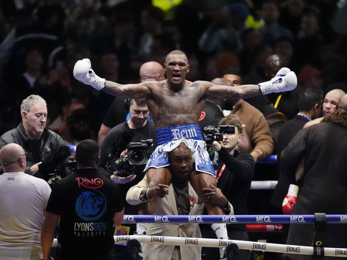 Conor Benn ends long wait for family success with victory over Chris Eubank Jr