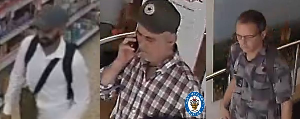 Have you seen these men? Police issue appeal after Stourbridge theft