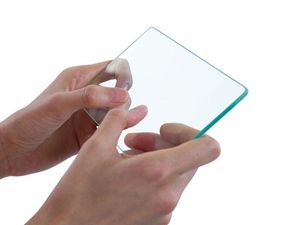 Supporting image for story: Scientists may have found a way to make glass virtually invisible