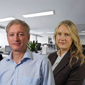 Gareth O’Hara (partner at Wilkes) and Emma Richardson (solicitor - corporate)