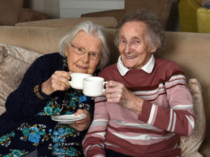 Supporting image for story: Elderly best friends reunited in Stafford after 70 years apart 