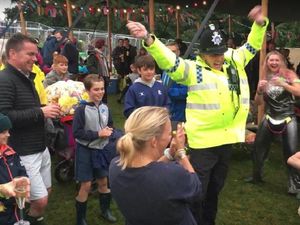 Supporting image for story: This video of a policeman ‘dad dancing’ at a festival in Dorset will warm your soul