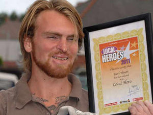 Supporting image for story: Victim of petrol bomb is our Local Hero