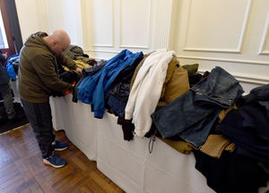Some of the donated clothing