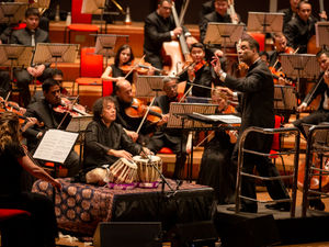 Supporting image for story: Birmingham's Symphony Hall celebrates UK first as Indian symphony orchestra perform