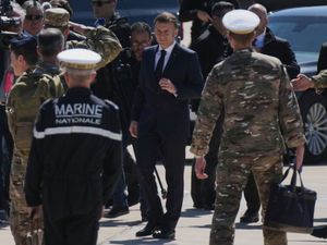 Supporting image for story: Europe rallies around Cyprus during Iran war as Macron visits island