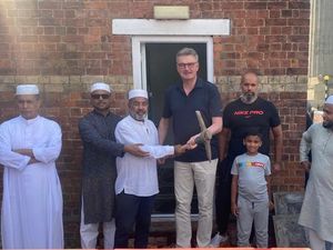 Supporting image for story: MP launches work on mosque extension