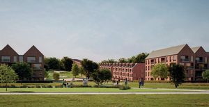 Visualisation of proposed Druids Heath regeneration scheme in Birmingham. Taken from design document prepared by BM3 Architecture.