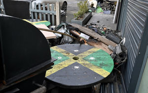 The fire broke out in the ground floor and smoke spread next door and upstairs