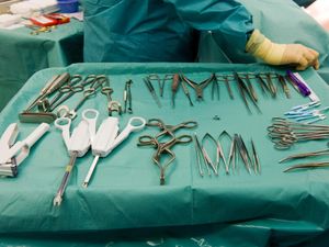 Equipment tools for surgeons who need to operate a patient in an operation room in a hospital