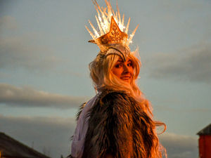 Supporting image for story: Oswestry festival comes to a spectacular finale with lanterns and drums