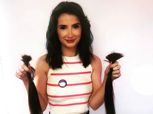 Supporting image for story: New mum gets new look and donates her locks to charity