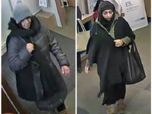 Supporting image for story: Can you help police find thieves who stole cash from woman's handbag? 