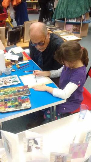 Local artist Graham Colbourne