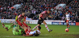 Scoring for Sheffield United during a successful loan spell in 2013/14