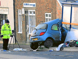 Supporting image for story: Driver badly injured in Wordsley bus stop smash