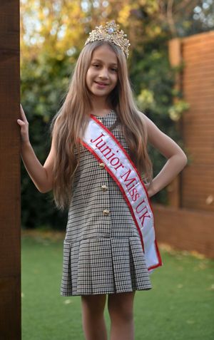  Angelica Pozorska from Bloxwich is Junior Miss UK
