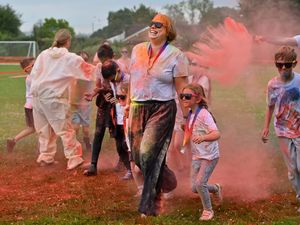 Supporting image for story: Pupils and parents find a colourful way to celebrate the end of term