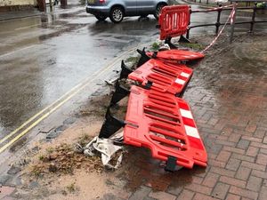 Supporting image for story: 'Eyesore' barriers damaged in 2015 Bridgnorth smash set to be repaired five years later