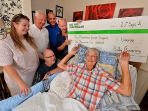 Supporting image for story: Shropshire town shows its love for terminally-ill football club founder