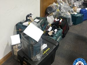 Supporting image for story: Police seize suspected stolen power tools from Smethwick address