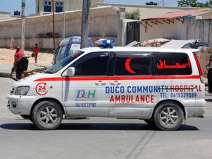 Supporting image for story: At least 13 dead as suicide bomber targets army recruits waiting at camp