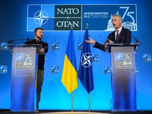 Supporting image for story: Zelensky says US needs to lift limits on striking military targets inside Russia