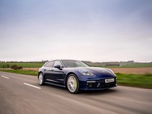 Supporting image for story: First Drive: Porsche’s Panamera Turbo S E-Hybrid Sport Turismo brings petrol and electric performance