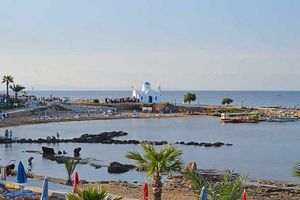 A view over the beach