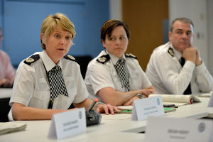 Assistant chief constable Vanessa Jardine, left