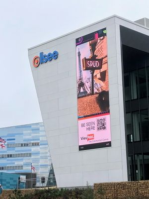 The billboard. Photo: Lisa Murray-Lang/SWNS