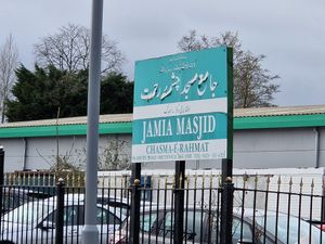 Jamia Masjid sign in Smethwick