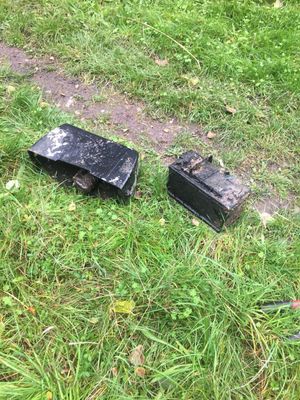 Car parts discovered blocking the sewer