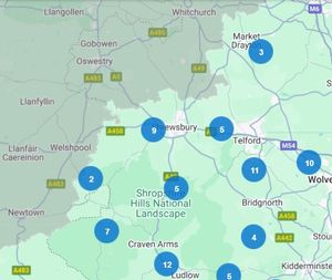 Following the snow, wind and rain of Storm Goretti overnight, hundreds of people across Shropshire were without power on Friday morning. Photo: National Grid