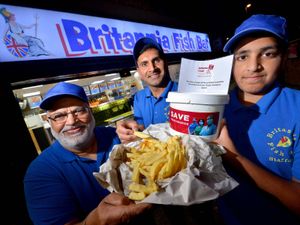 Supporting image for story: Fish bar chipping in to help hospice during lockdown