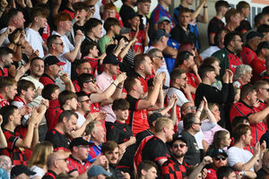 Walsall fans at Chesterfield 