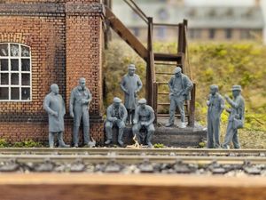 The SVR figurines from Modelu are based on current and retired volunteers. Picture: Modelu