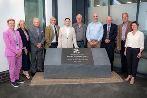 From left are Stacey Keegan - Chief Executive of RJAH, Victoria Sugden - Charity Director of the League of Friends and Lead Governor at RJAH, Harry Turner - Chair of RJAH, with the Board of Trustees at Headley Court - Lt Col Retd Guy Chambers MBE, Sam Alsop-Hall, Mike Debens - new HCC Chair, Craig Macbeth, Air Vice-Marshal Retd Tony Stables CBE - retiring HCC Chair, Air Commodore Retd Paul Hughesdon MBE - retiring HCC Trustee, and Angela Mulholland-Wells - Chief Finance Officer at RJAH.