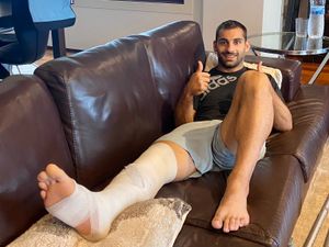 Supporting image for story: Thumbs up from recovering Wolves man Jonny Castro Otto