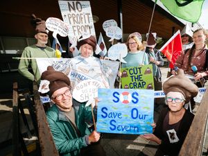 Supporting image for story: Protest as sewage campaigners tell bosses to act before it's too late